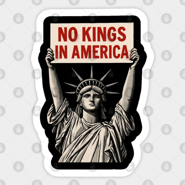 No-Kings Sticker by Creatifly Graphic Tees